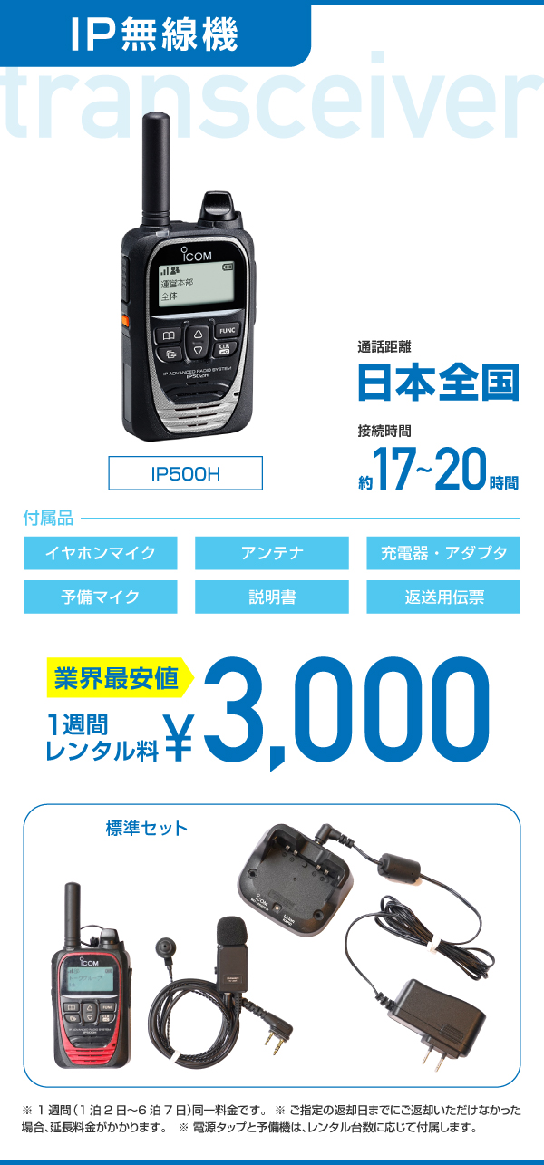 IPトランシーバー価格表